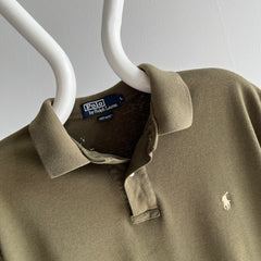 1980s USA Made Ralph Lauren Jersey Polo Shirt