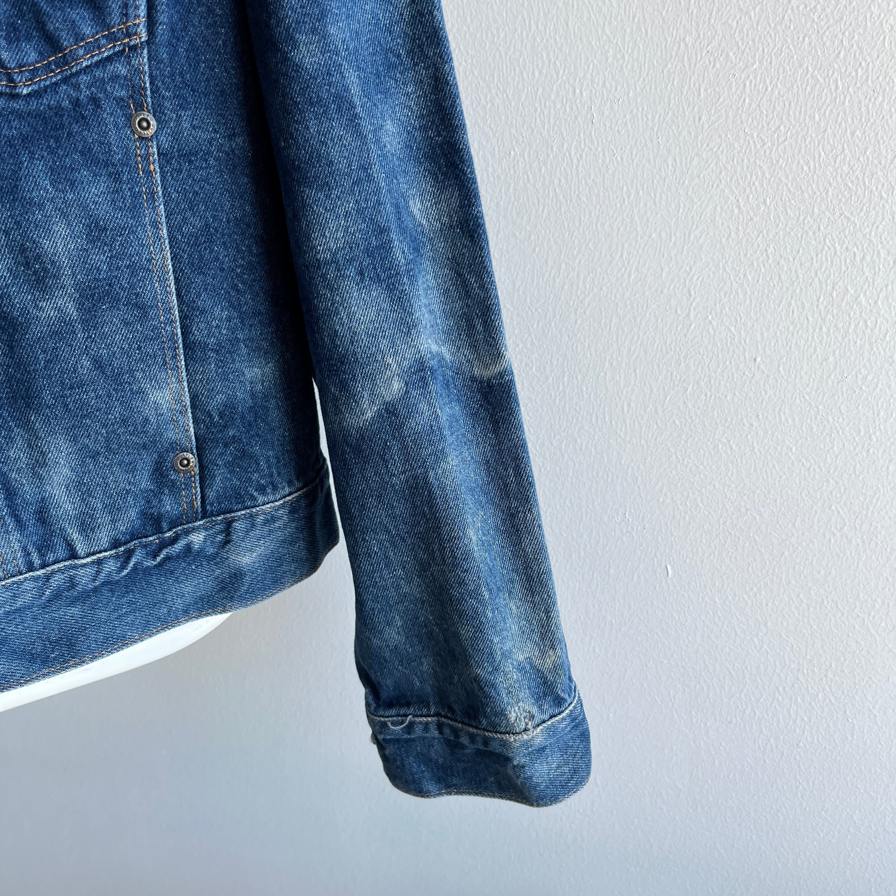 1980s Rustler Denim Jacket with the Coolest Fading