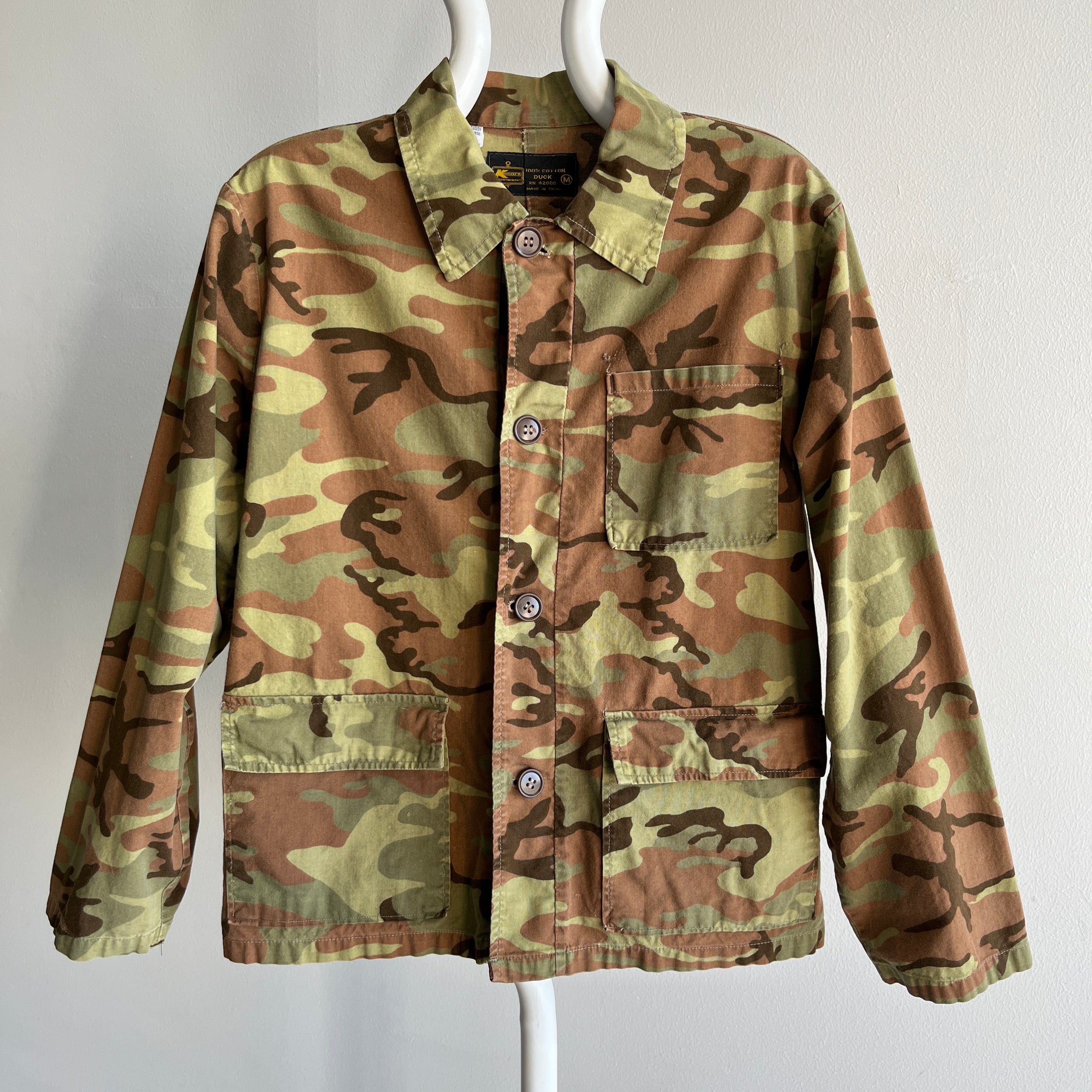 1970/80s Kmart Camo Chore Coat – Red Vintage Co