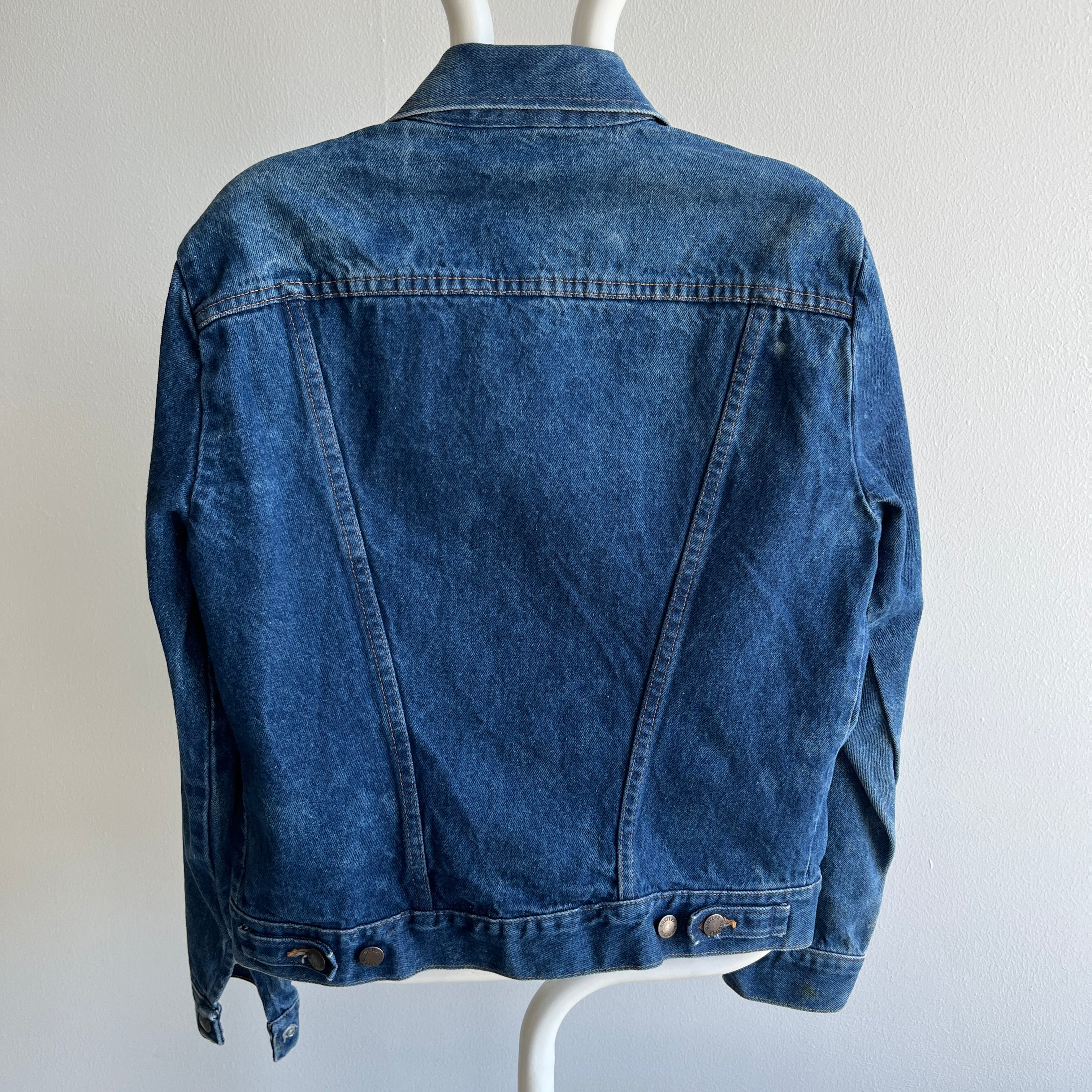 1980s Rustler Denim Jacket with the Coolest Fading