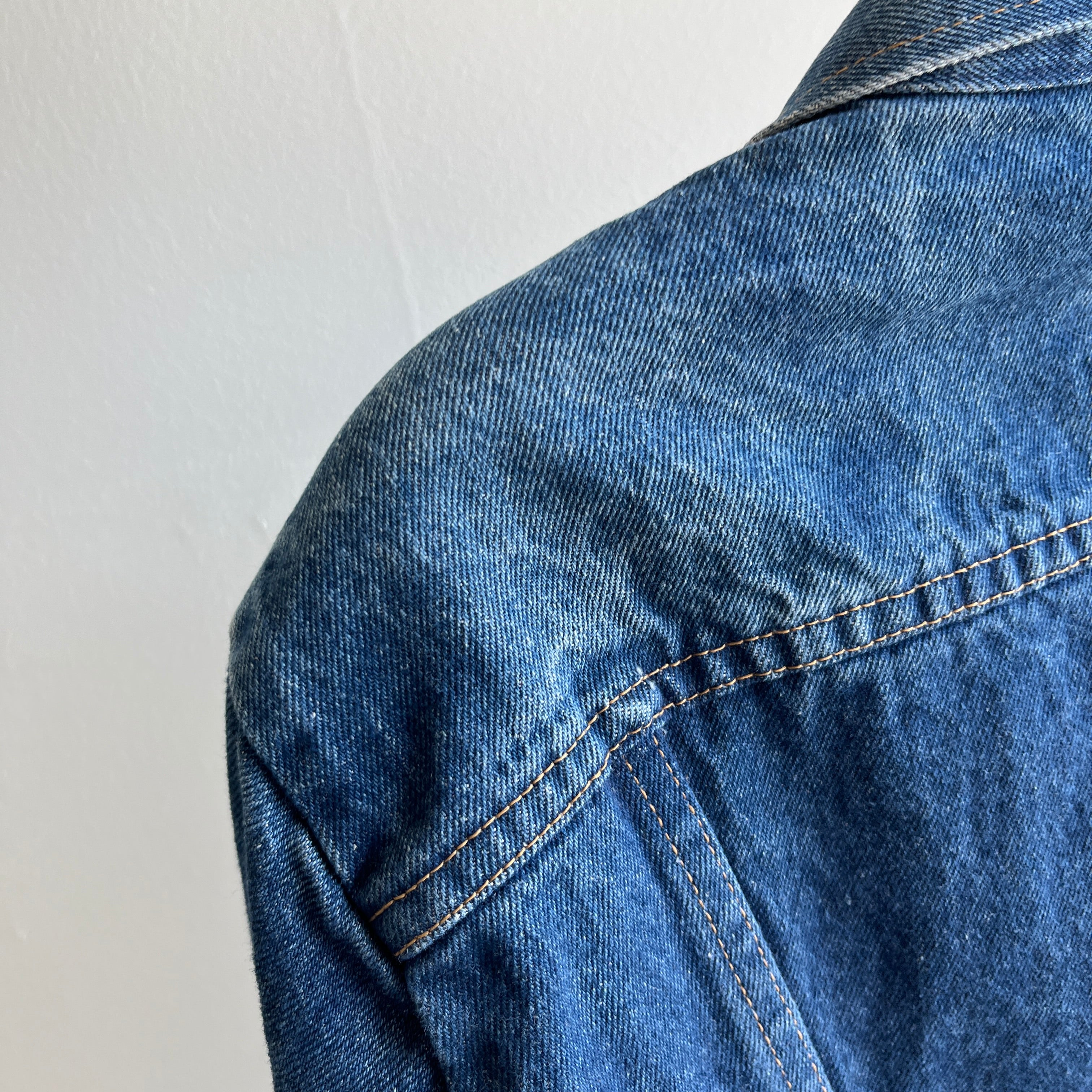 1980s Rustler Denim Jacket with the Coolest Fading