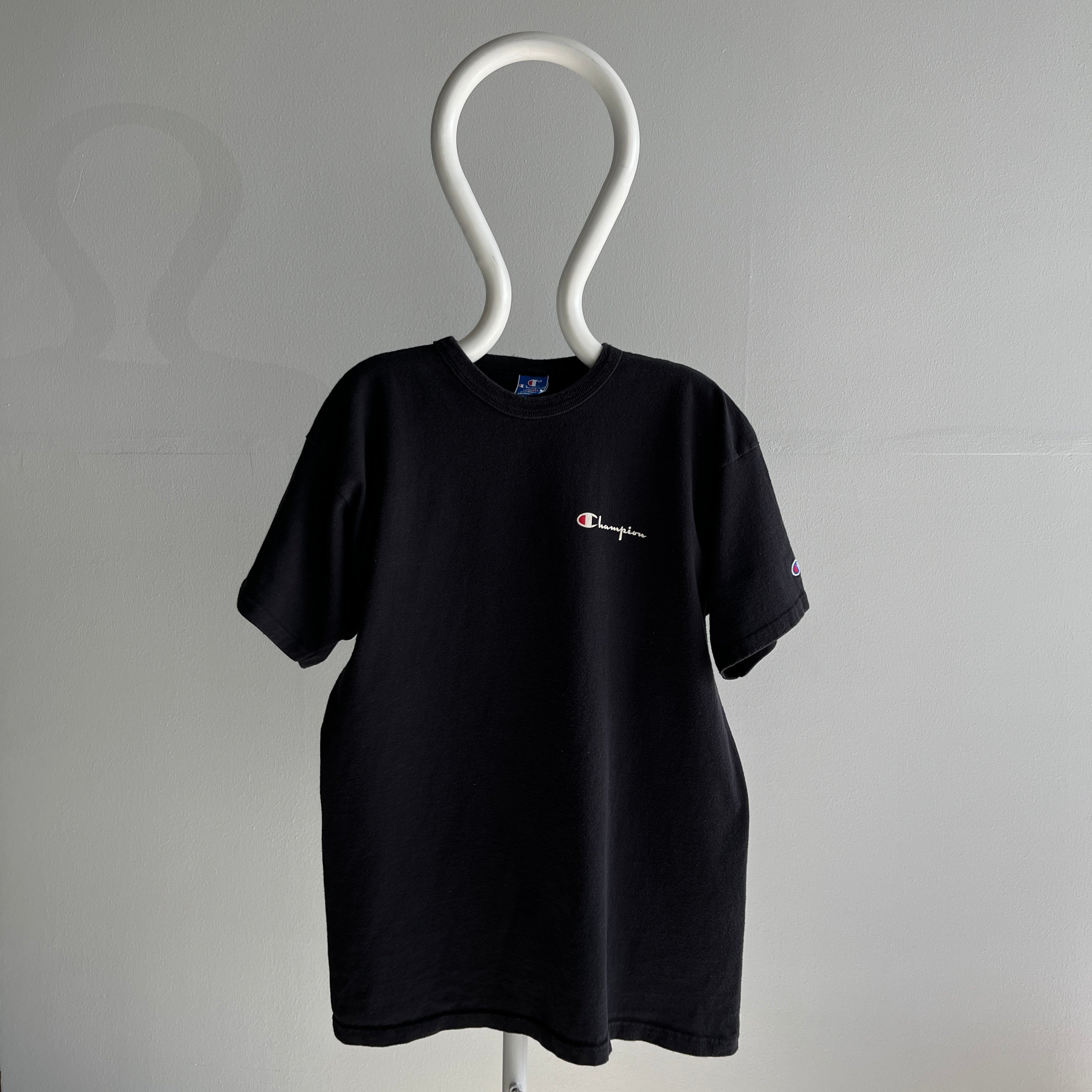 1980s Champion Brand Cotton Rolled Neck T-Shirt