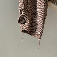 1950s Beige Rockabilly Zip Up Jacket - TINA COLLECTION