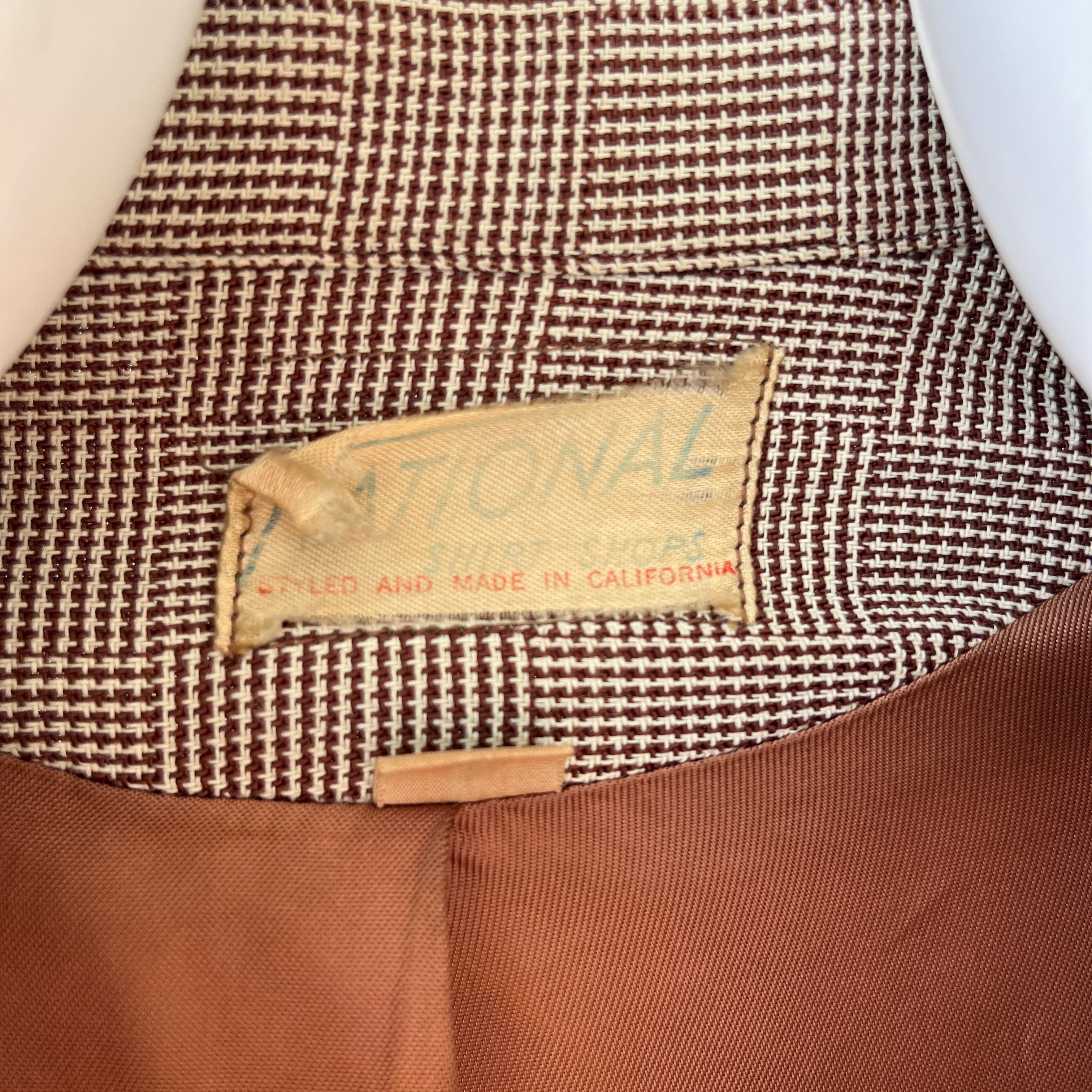 1950s Beige Rockabilly Zip Up Jacket - TINA COLLECTION