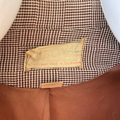 1950s Beige Rockabilly Zip Up Jacket - TINA COLLECTION