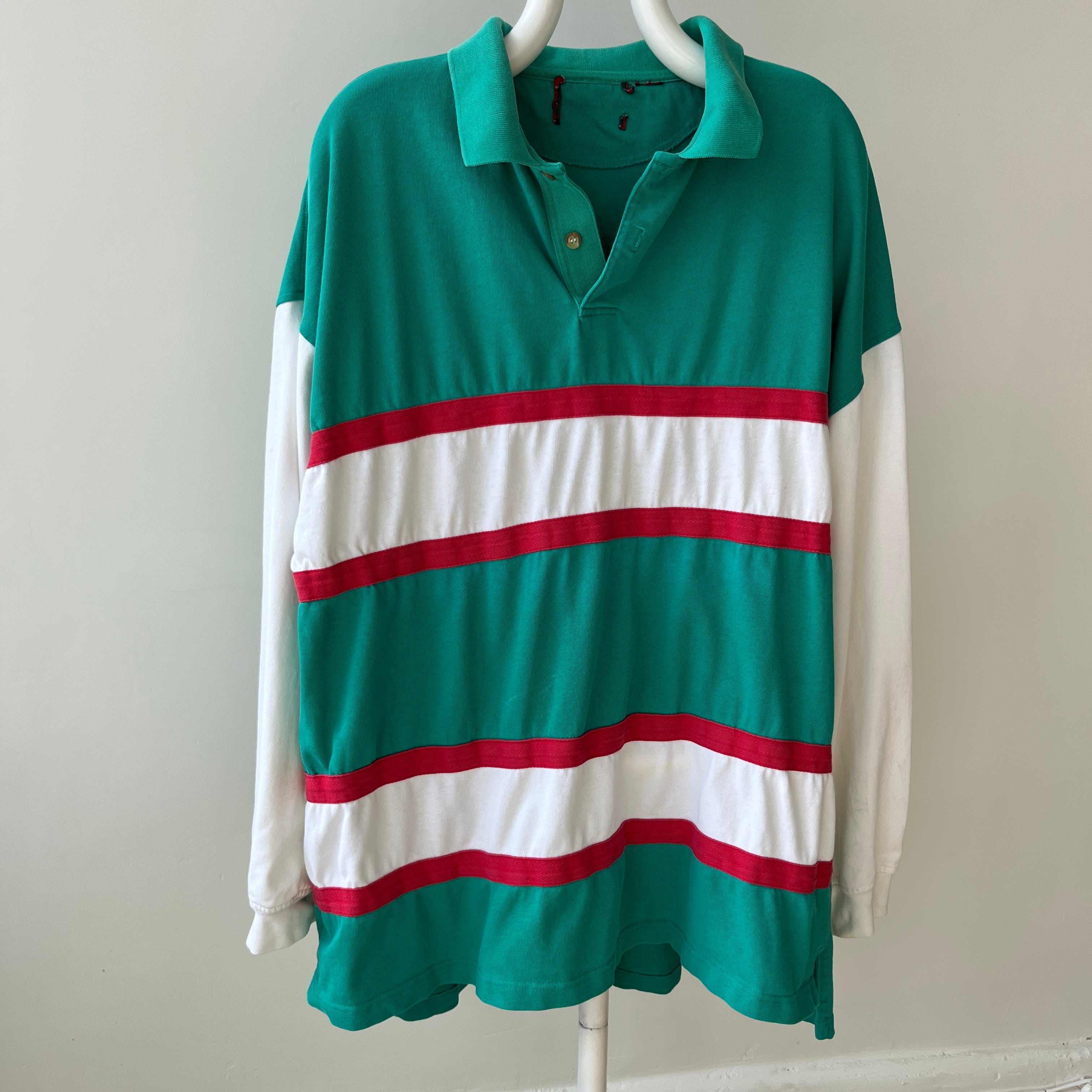 1990s Larger Classic Cotton Rugby Shirt