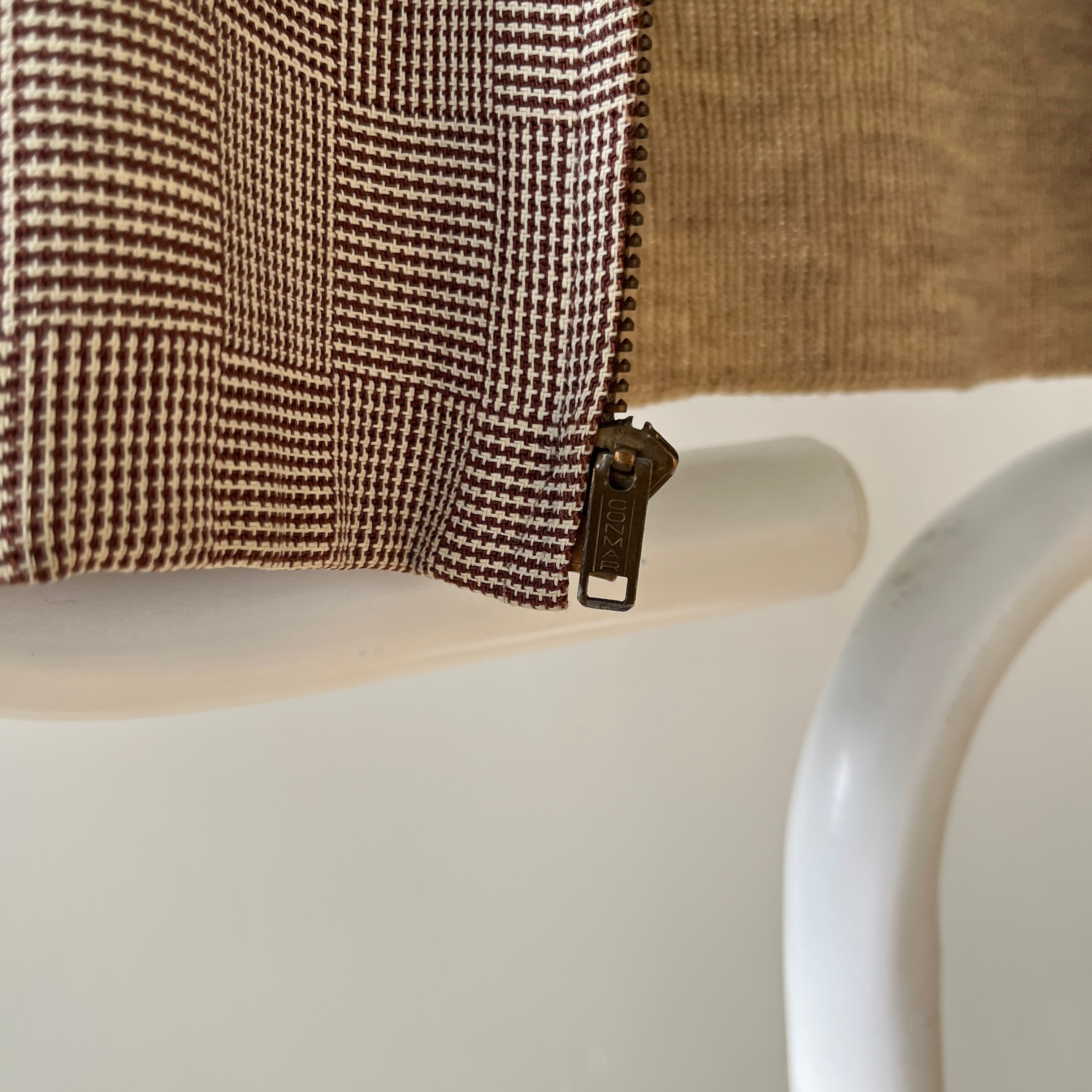 1950s Beige Rockabilly Zip Up Jacket - TINA COLLECTION