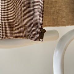 1950s Beige Rockabilly Zip Up Jacket - TINA COLLECTION