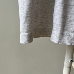 1990s Blank Grey Pocket T Shirt