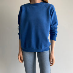 1990s Dodger Blue Sweatshirt by Hanes - USA Made