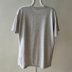 1990s Blank Grey Pocket T Shirt