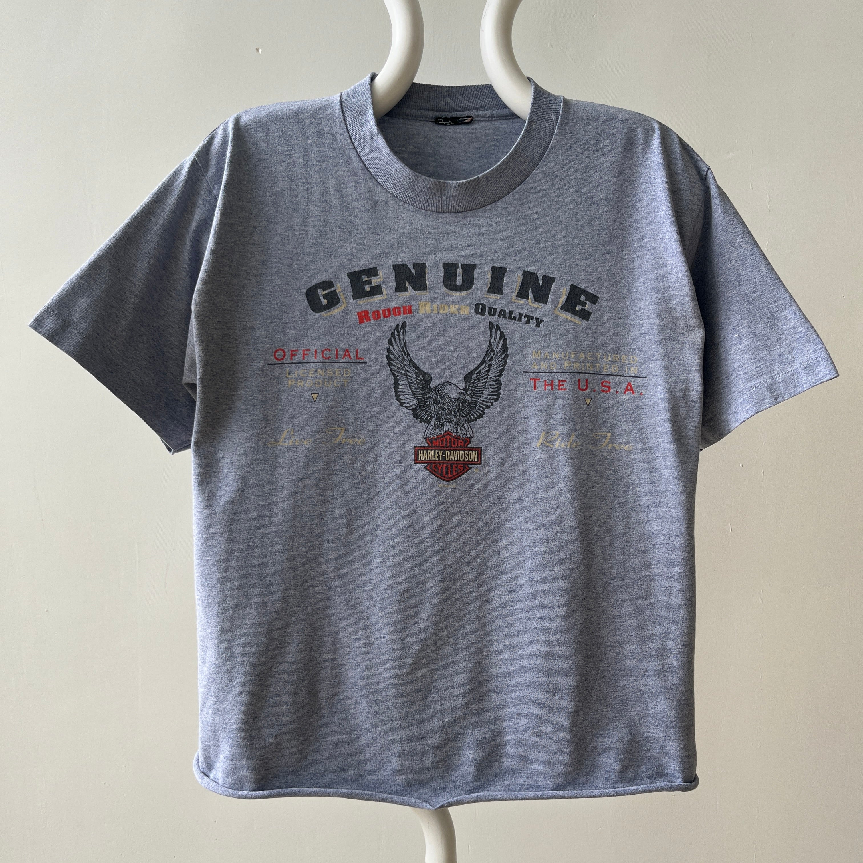 1995 Harley Genuine Rough Rider Quality T Shirt