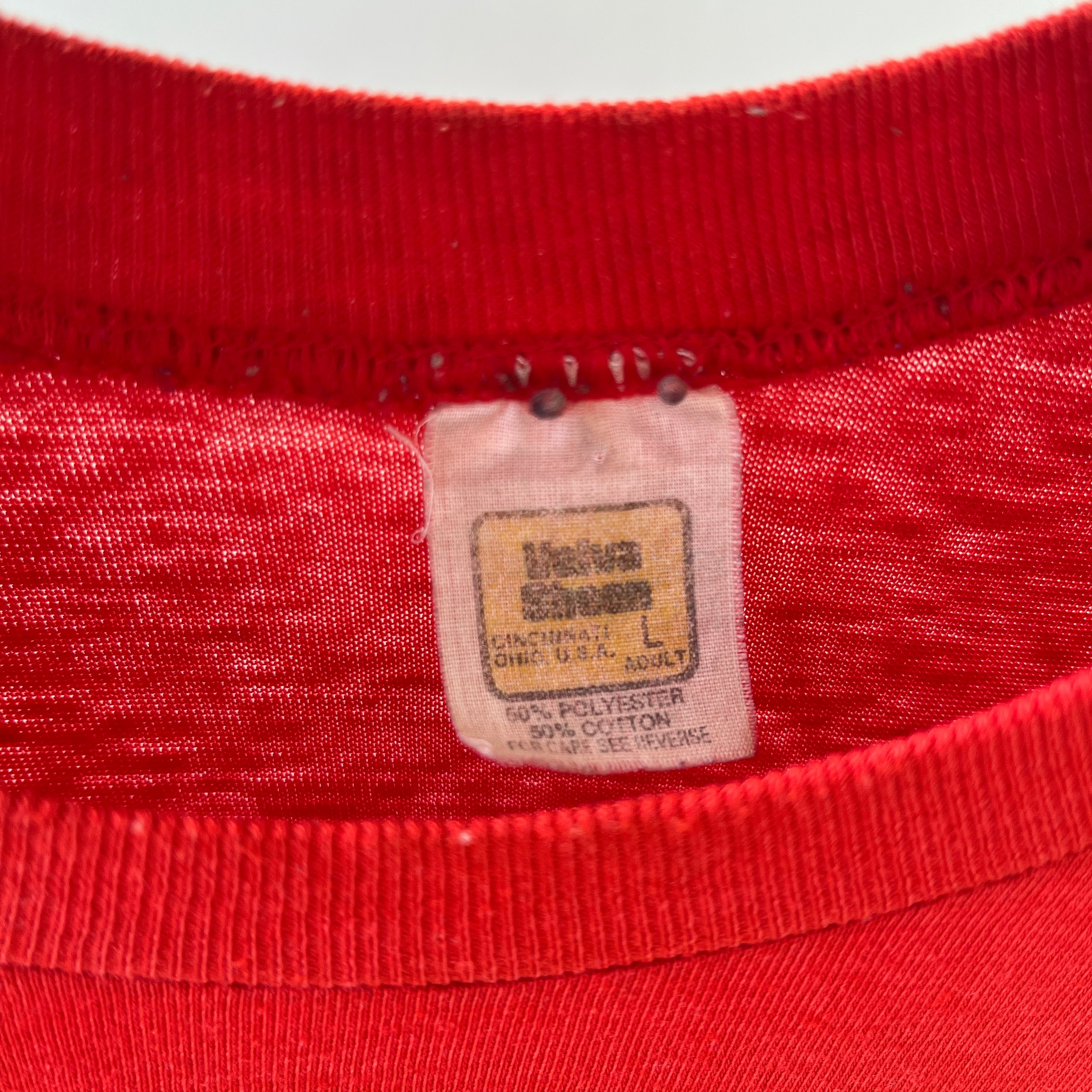 1970s/80s Red Basketball Hall Of Fame Springfield Mass T Shirt