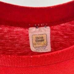 1970s/80s Red Basketball Hall Of Fame Springfield Mass T Shirt