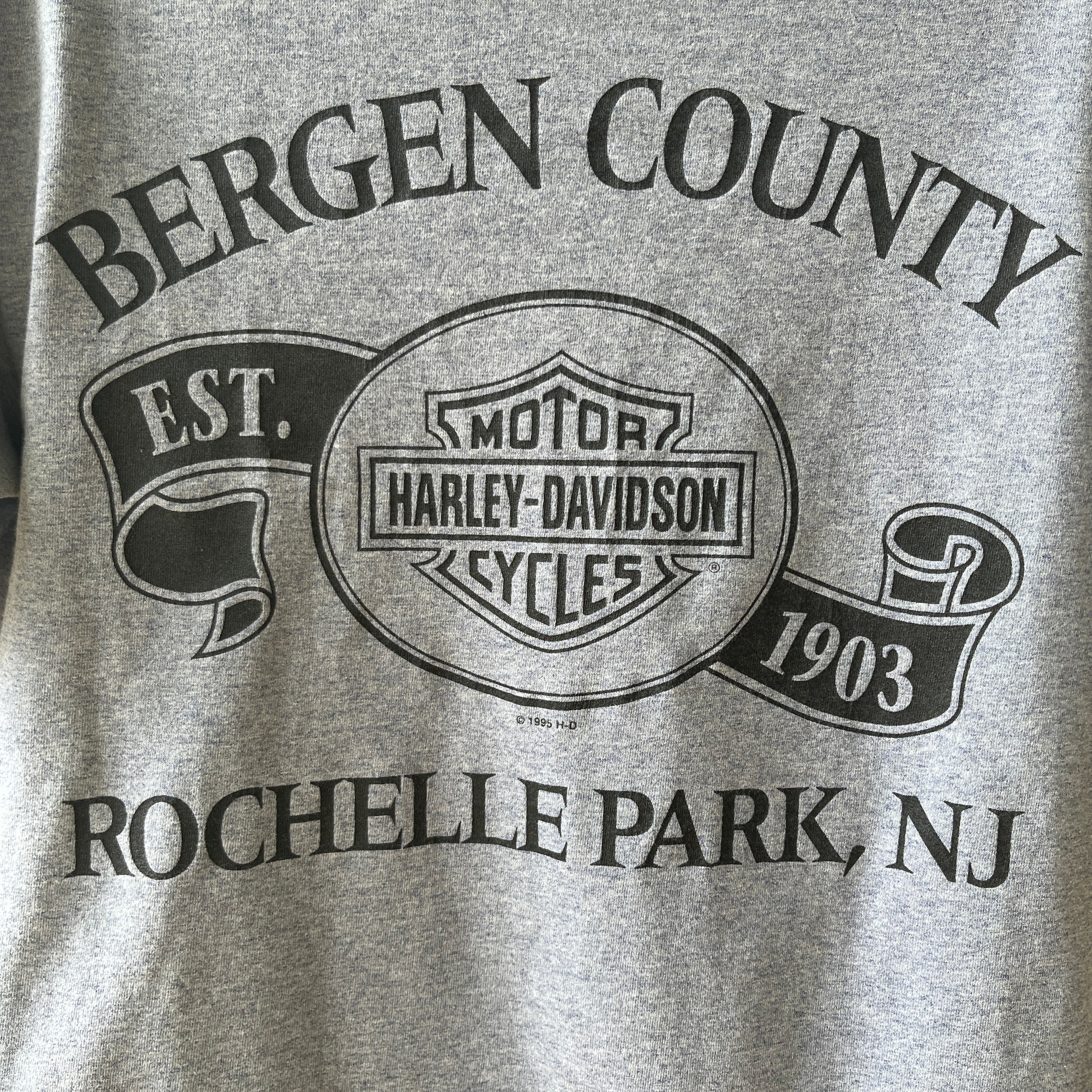 1995 Harley Genuine Rough Rider Quality T Shirt
