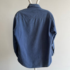1970 Slate Blue Soft Cotton Flannel by Kmart
