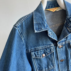 1980s Super Rad Perfectly Worn Rustler Denim Jean Jacket - !!!