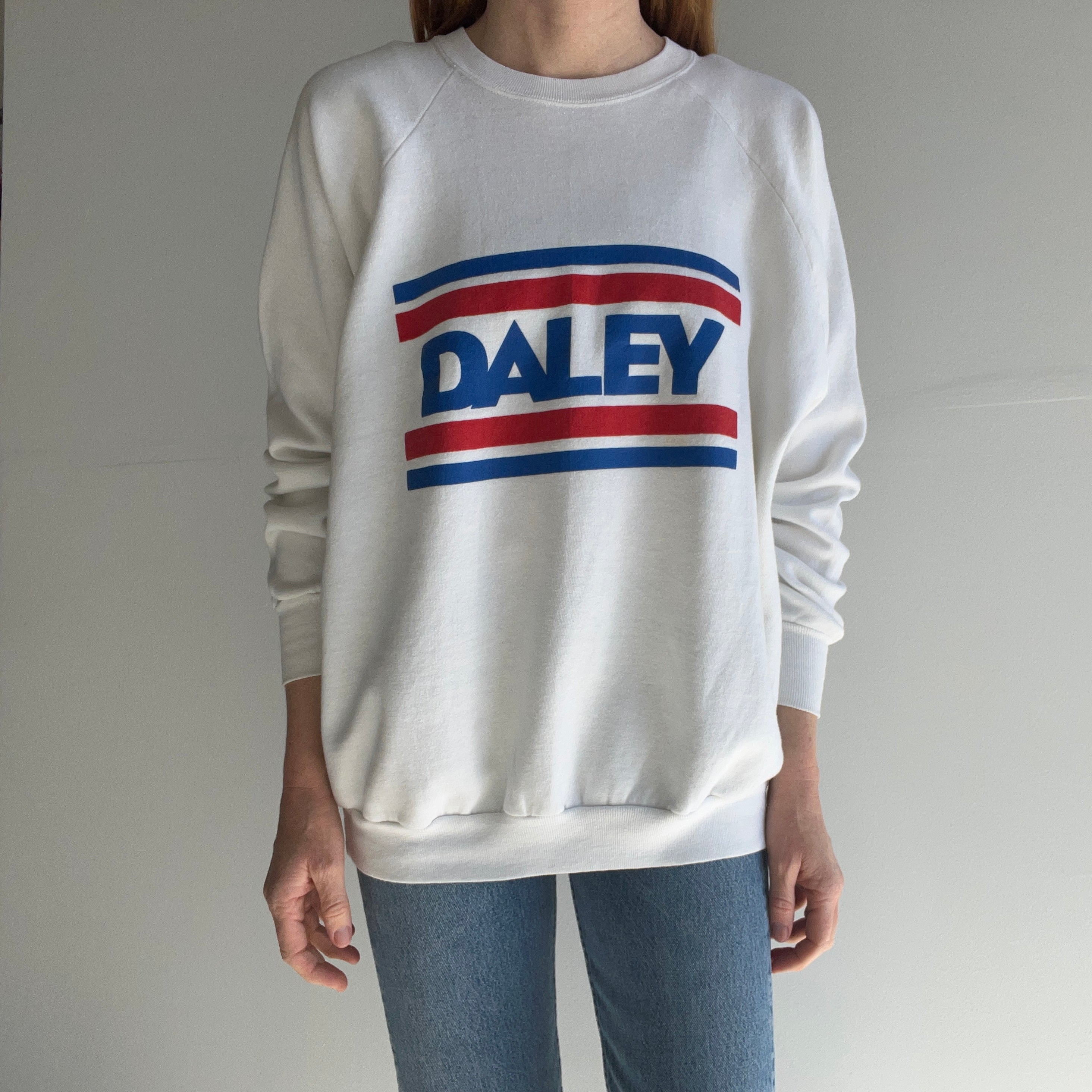 1989 Richard Daley - Chicago Mayor - Campaign Sweatshirt