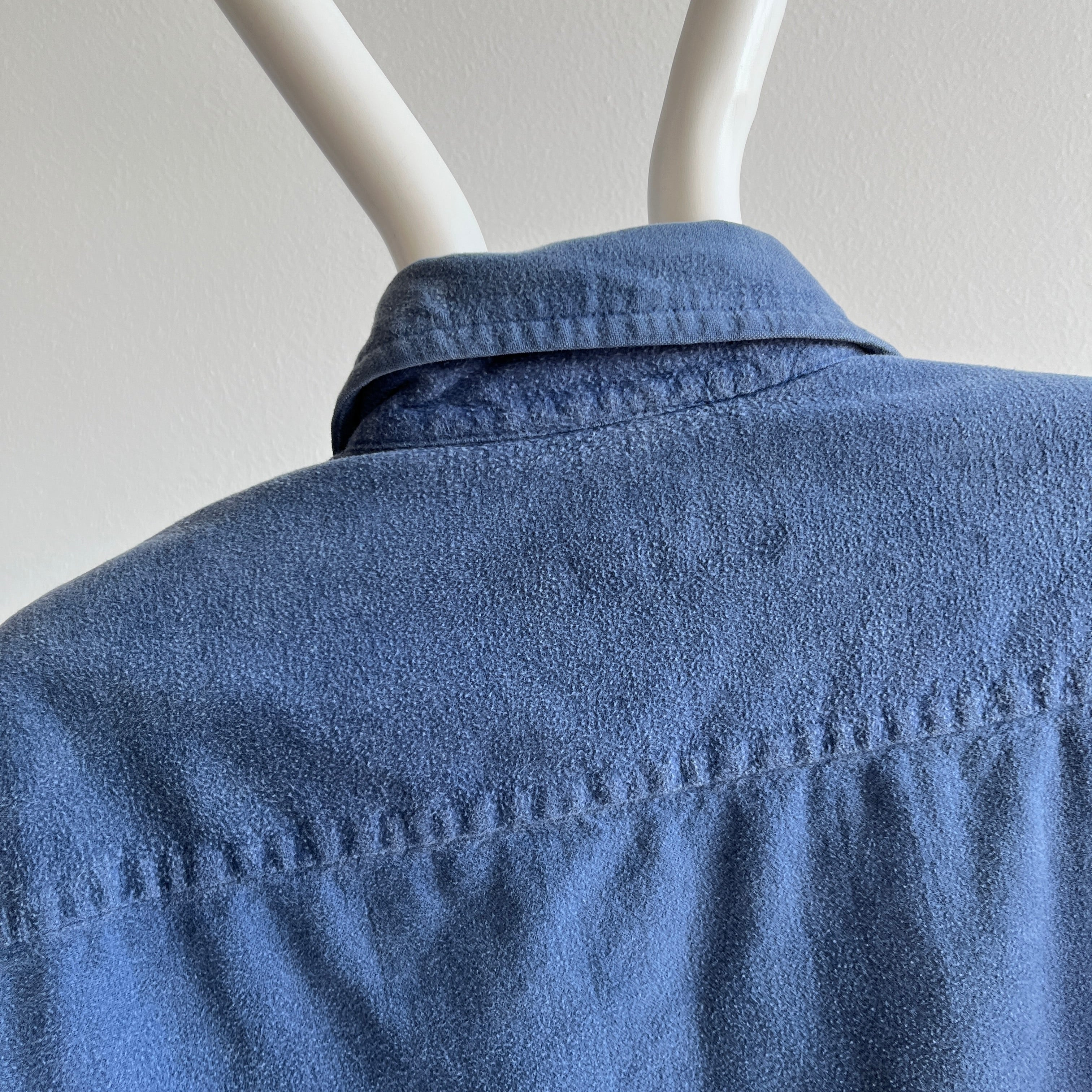 1970 Slate Blue Soft Cotton Flannel by Kmart