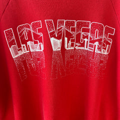 1990s Red Las Vegas Raglan Sweatshirt