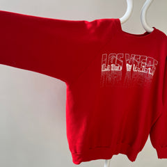 1990s Red Las Vegas Raglan Sweatshirt