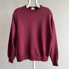 1980s Bassett Walker Burgundy Dreamboat Sweatshirt