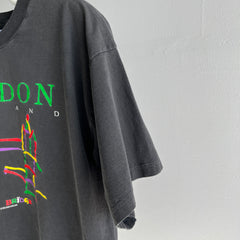 1980s London England Tourist T-Shirt - Single Stitch