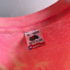 1980s Neon Tie Dye Cotton T-Shirt by FOTL