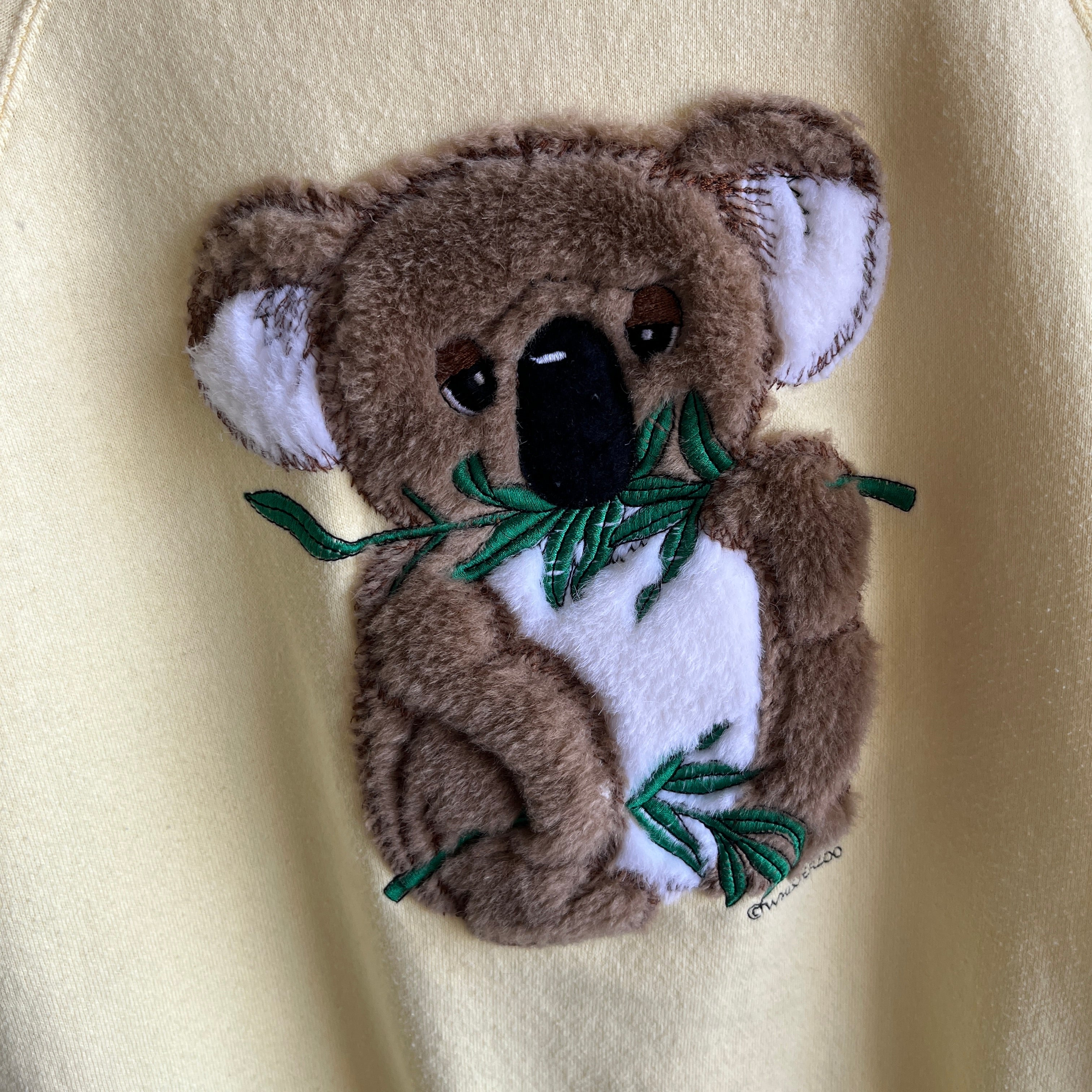 1980s Fuzzy Koala Buddy Warm Up