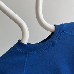 1980s Two Tone Blue (Yes, It is) Longer Sweatshirt by Bassett Walker