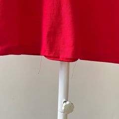 1970s Two Tone Red and Blue Pocket T Shirt