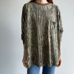 1980/90s Hand Mended Real Trees by Redhead Long Sleeve Camo T-Shirt - THIS