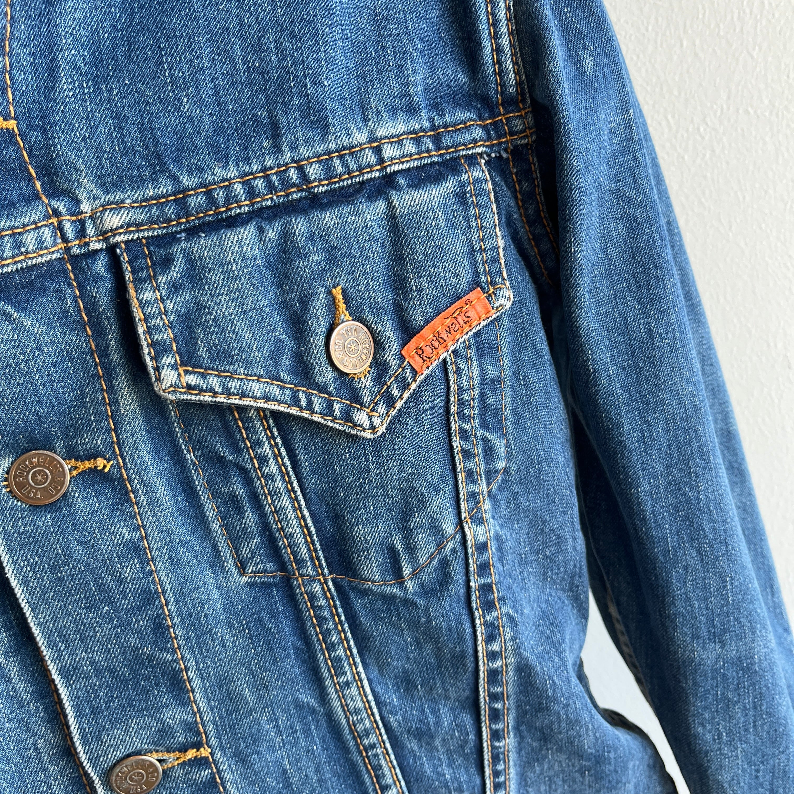 1970s Rockewell Cotton Denim Jean Jacket