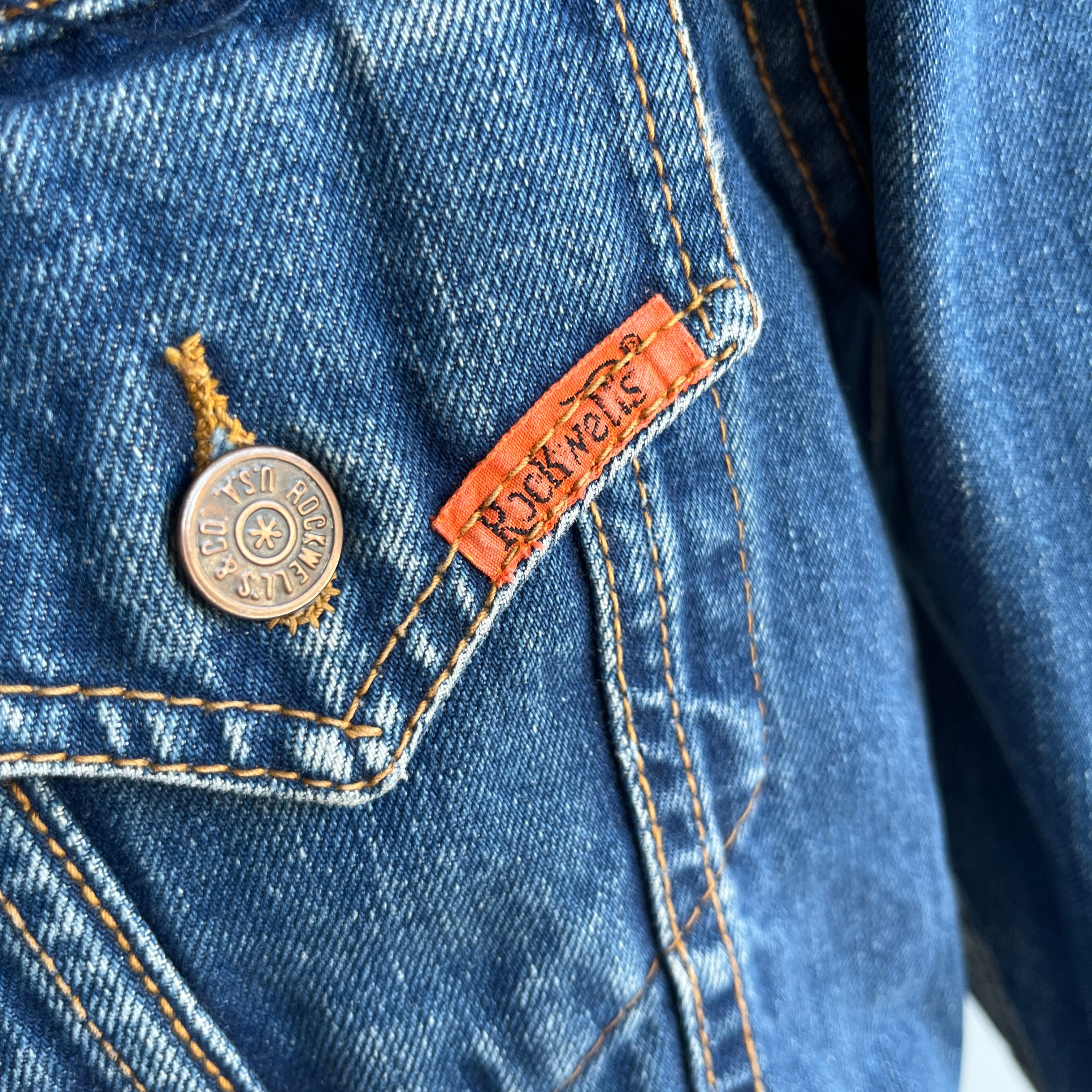 1970s Rockewell Cotton Denim Jean Jacket