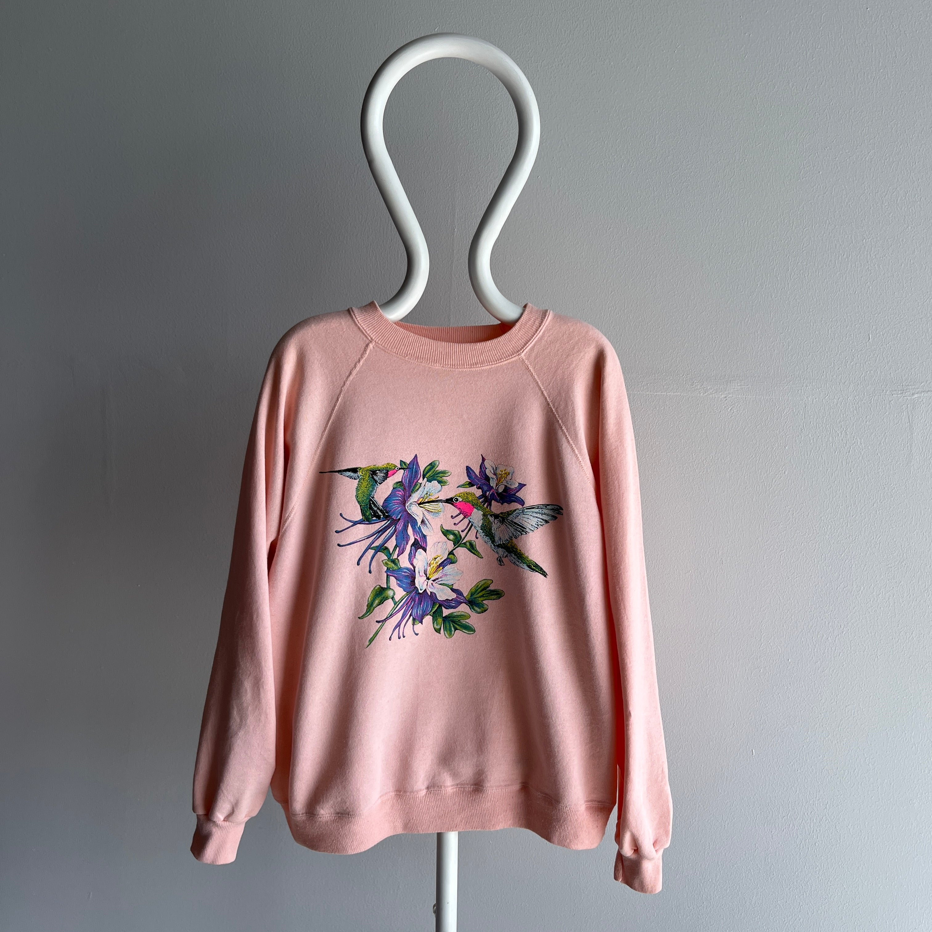 1990s Super Sweet Hummingbird Sweatshirt - Awwwwww