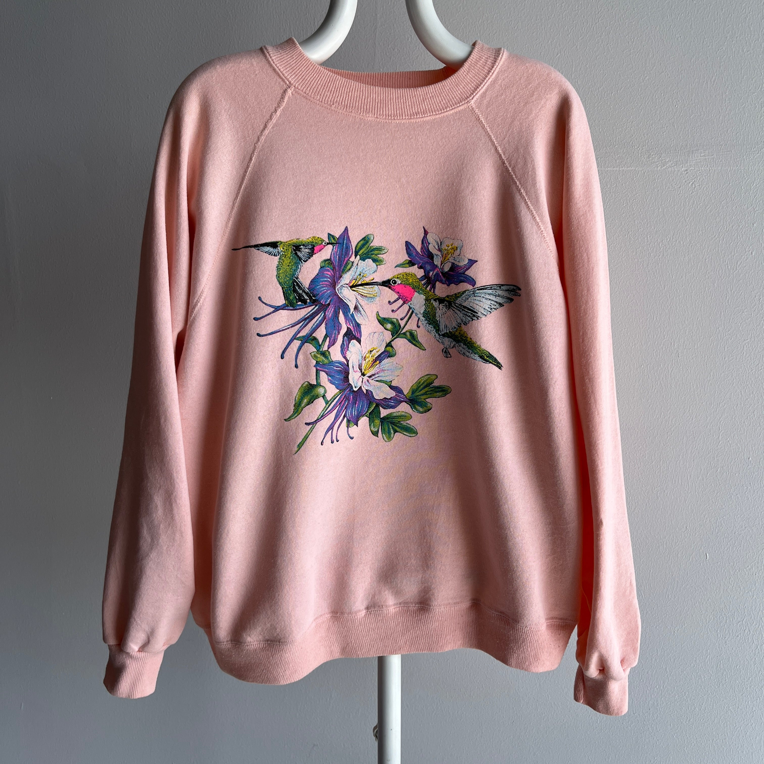1990s Super Sweet Hummingbird Sweatshirt - Awwwwww