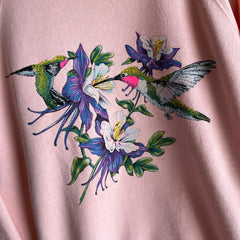 1990s Super Sweet Hummingbird Sweatshirt - Awwwwww