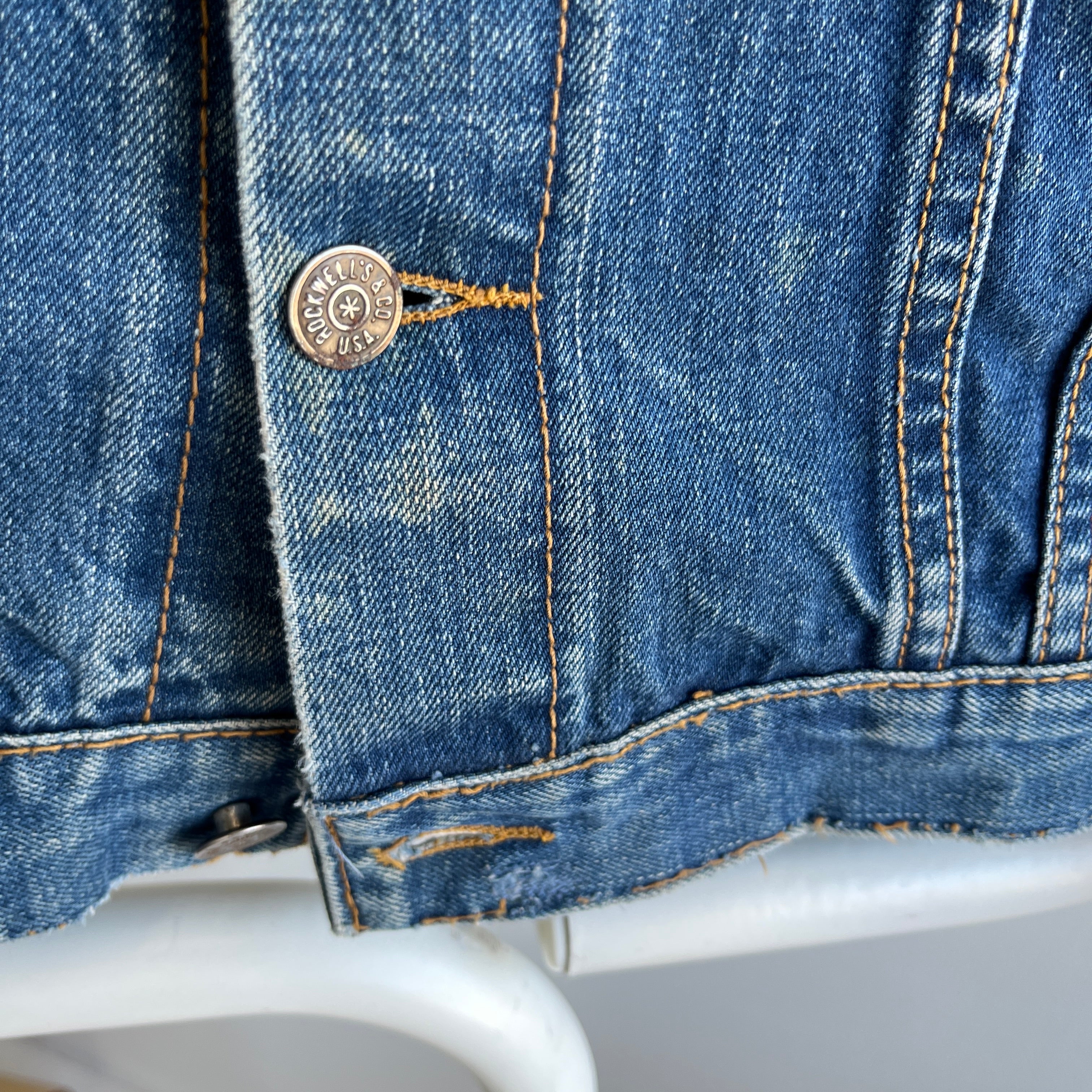 1970s Rockewell Cotton Denim Jean Jacket