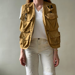 1970s Tan Fishing Vest - Lots O Pockets