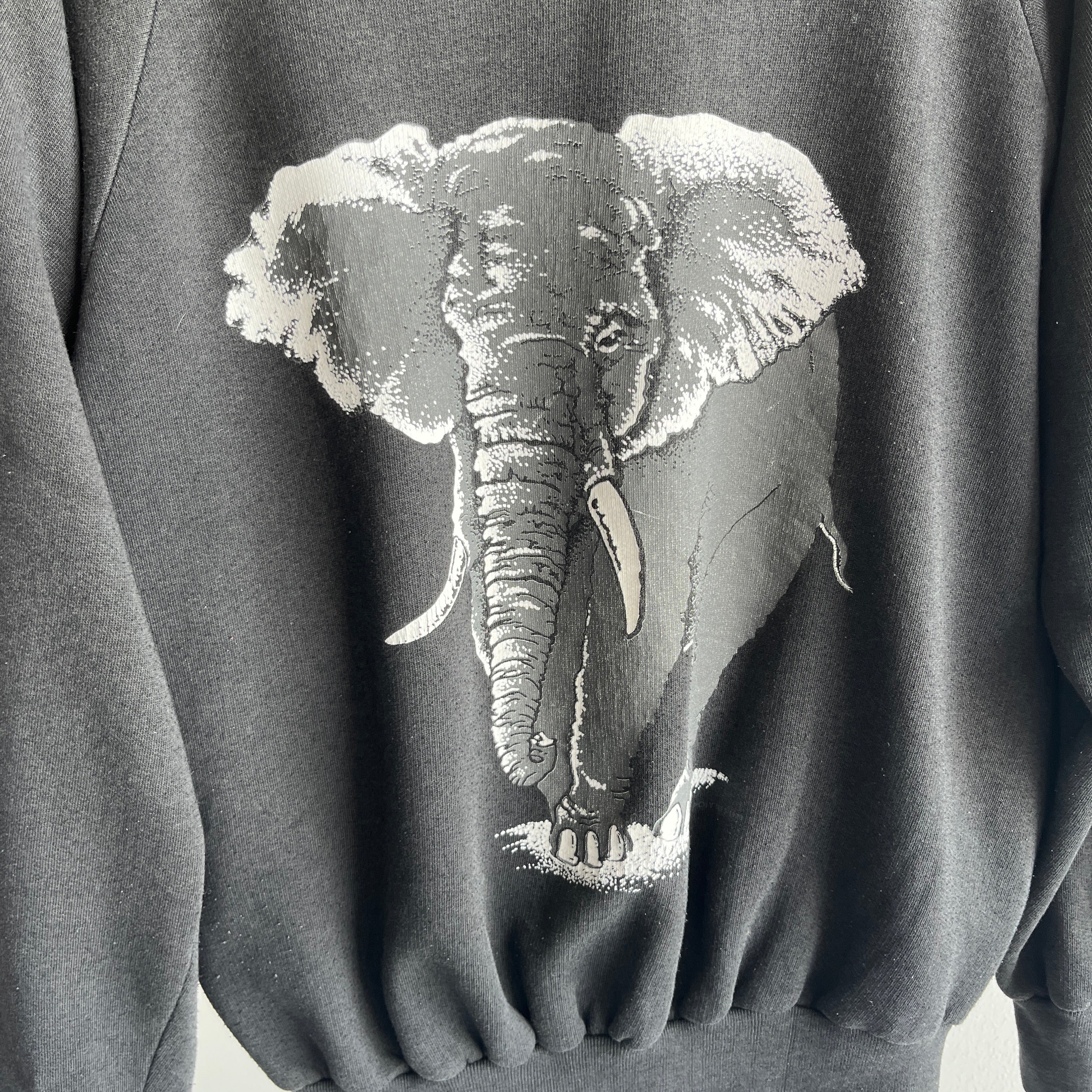 1980s Elephant Sweatshirt - !!!