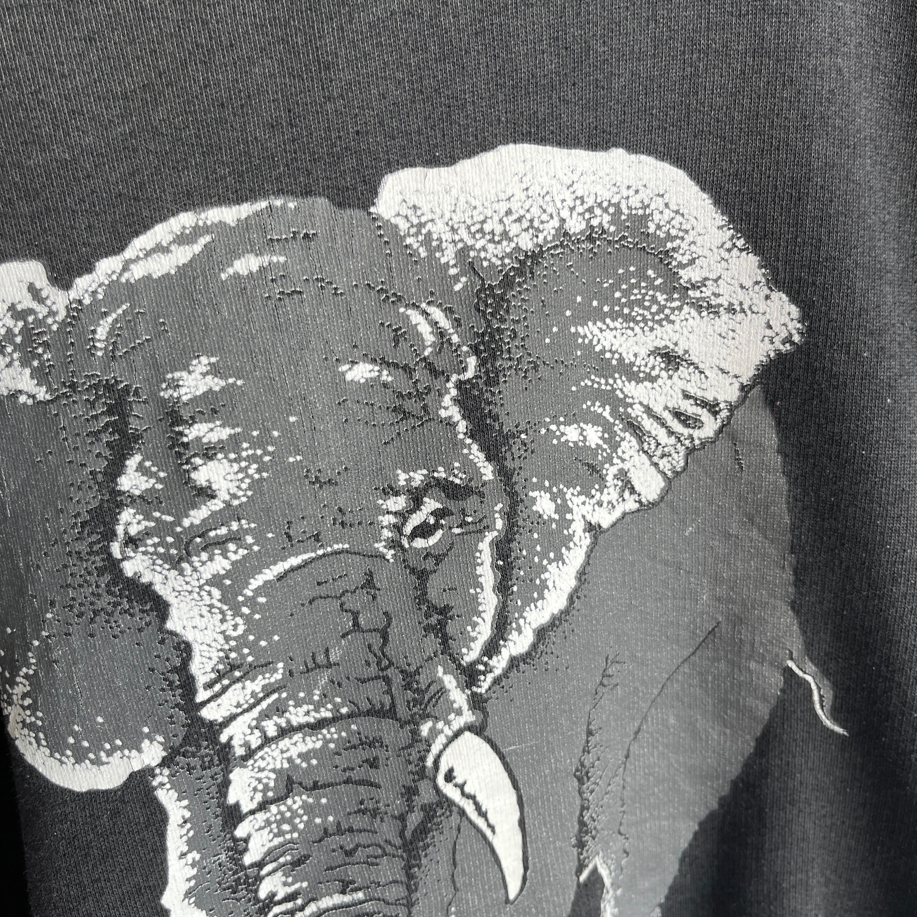 1980s Elephant Sweatshirt - !!!