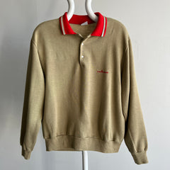 1970/80s Game Breaker Two Tone Polo Sweatshirt