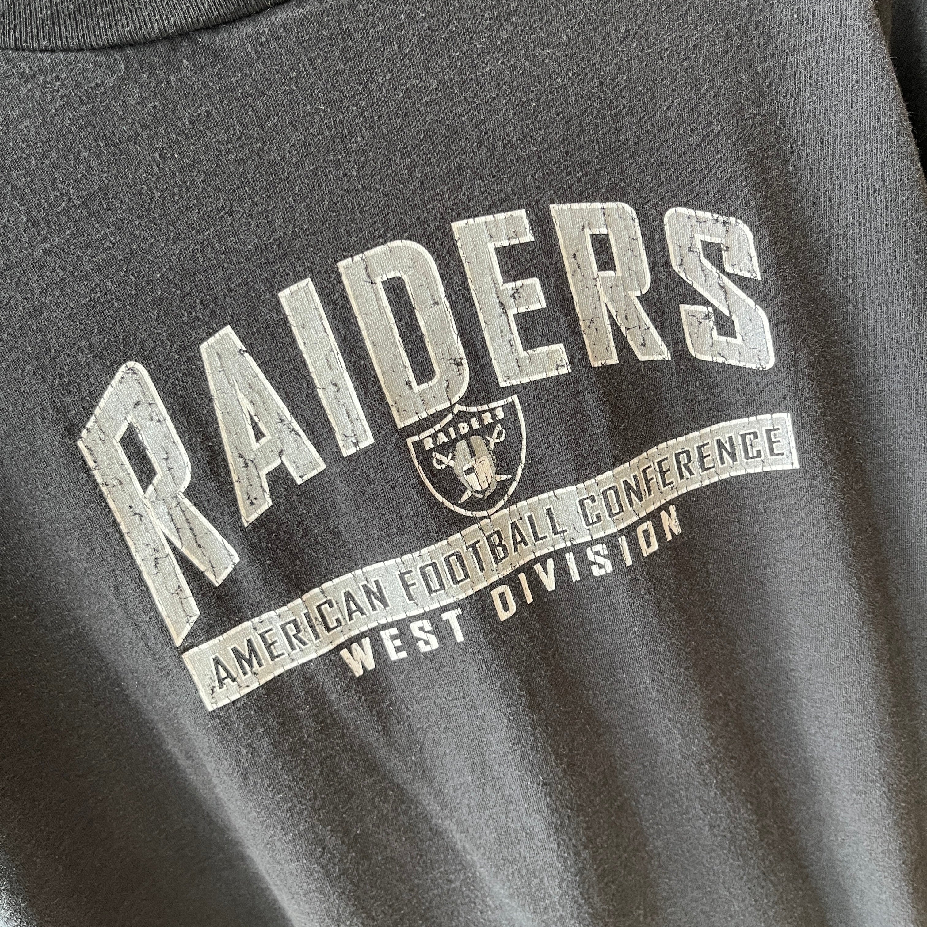 1990s (Late) Oakland Raiders Long Sleeve T-Shirt - Larger Size