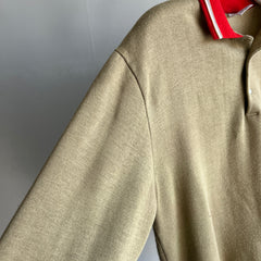 1970/80s Game Breaker Two Tone Polo Sweatshirt