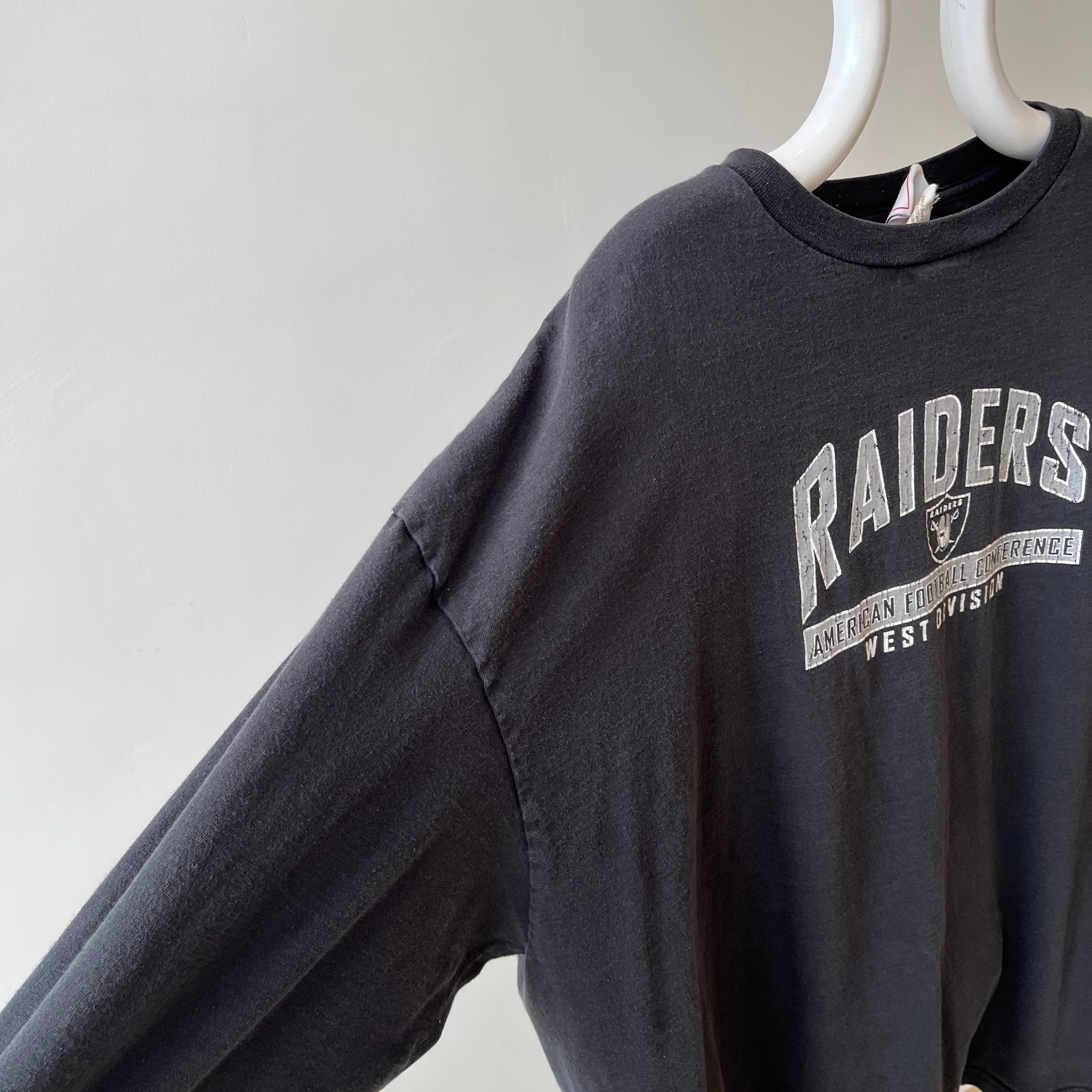 1990s (Late) Oakland Raiders Long Sleeve T-Shirt - Larger Size