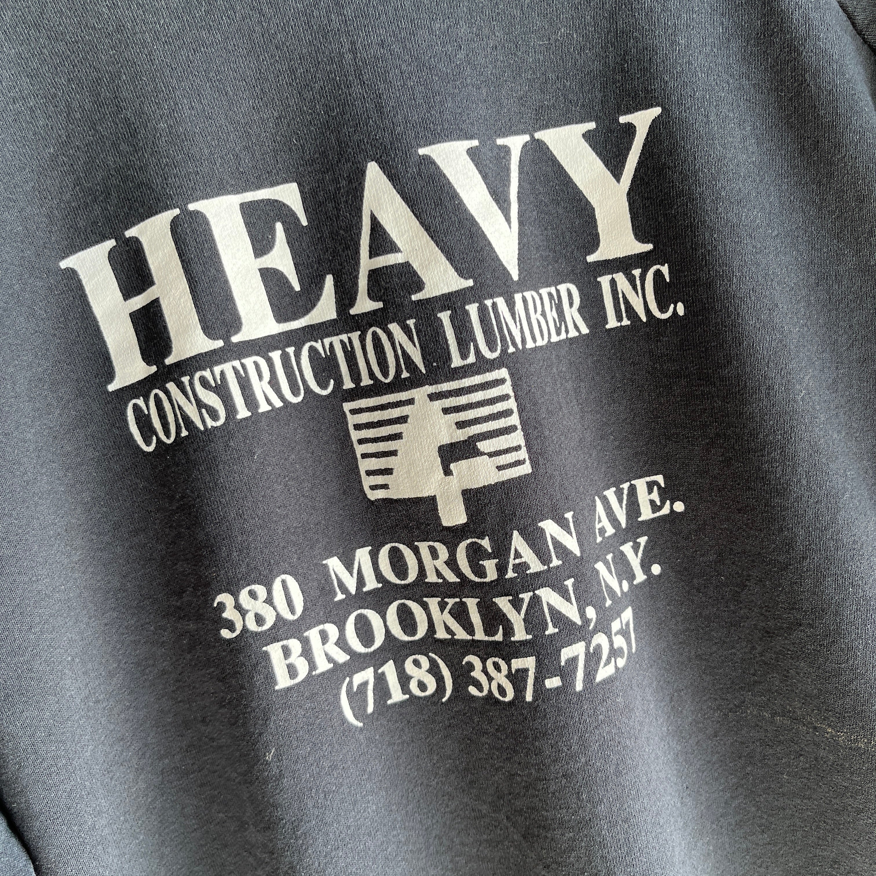1980s Heavy Construction Sweatshirt