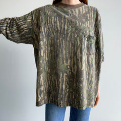 1980/90s Hand Mended Real Trees by Redhead Long Sleeve Camo T-Shirt - THIS