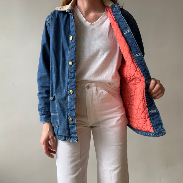 1970s Big Smith Lined Denim Barn Jacket - WOAH