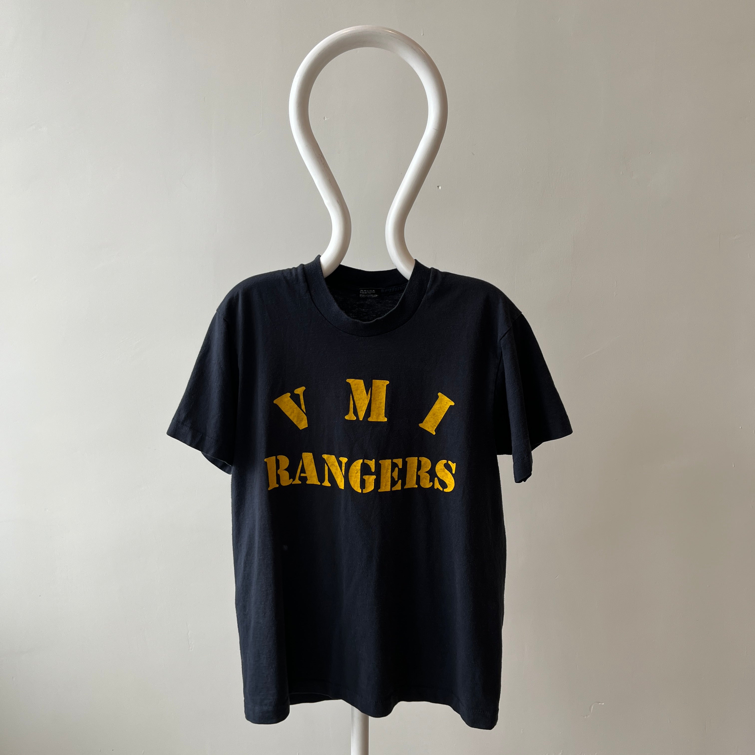 1980s VMI Rangers Screen Stars T-Shirt - Virginia Military Institute