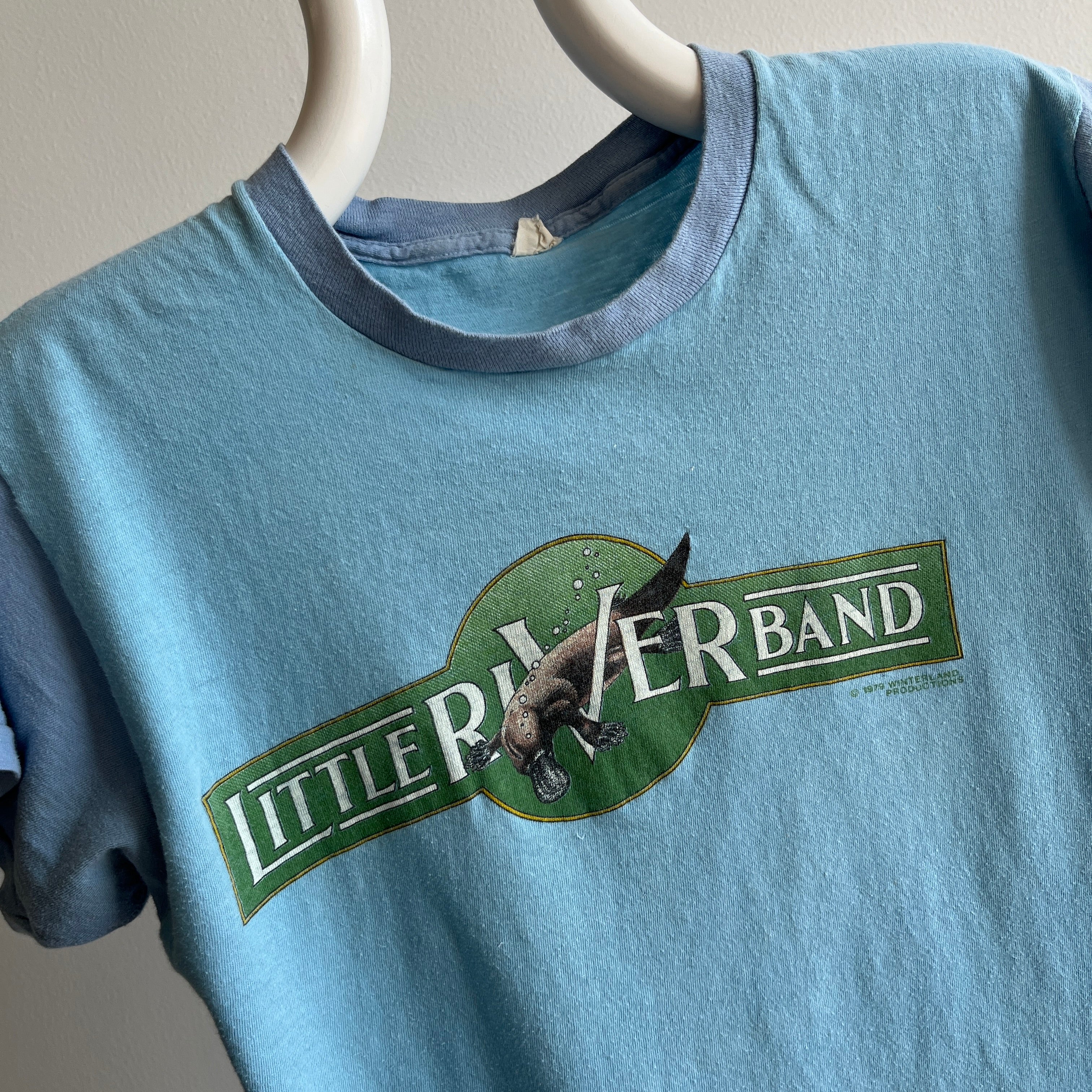 1979 Little River Band Two Tone Cotton T-shirt with a Platypus T-Shirt